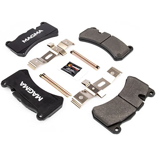 MAGMA Premium PMD1116M Semi-Metallic Brake Pads, Front