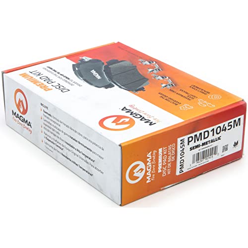 MAGMA Premium Semi-Metallic Brake Pads PMD1045M