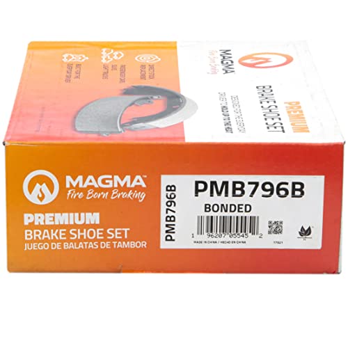 MAGMA Premium Parking Brake Shoes PMB796B