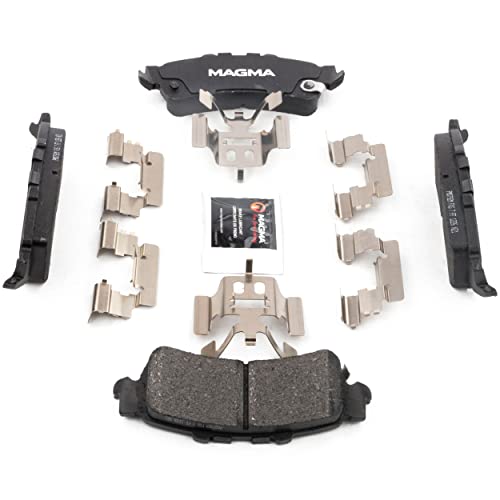 MAGMA Premium PMD792M Semi-Metallic Brake Pads, Rear