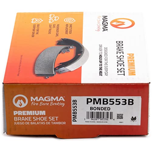 MAGMA Premium PMB553B Bonded Shoes, Rear