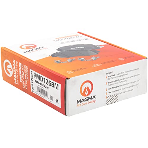 MAGMA Premium Semi-Metallic Brake Pads PMD1268M