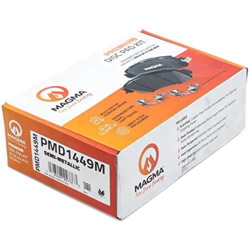 MAGMA Premium Semi-Metallic Brake Pads PMD1449M