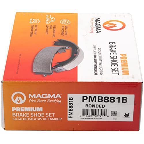 MAGMA Premium Parking Brake Shoes PMB881B