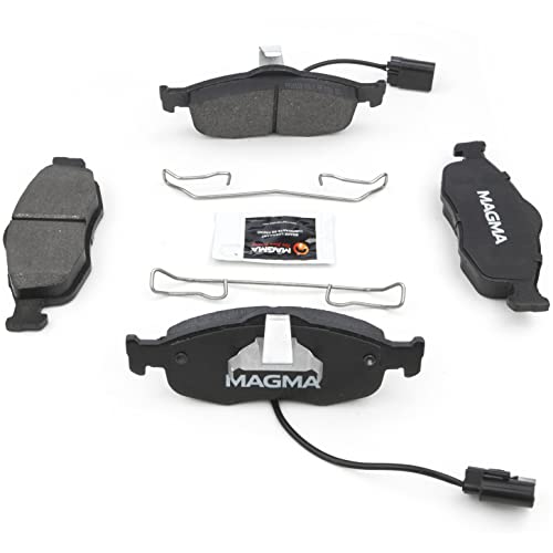 MAGMA Premium PMD801M Semi-Metallic Brake Pads, Front