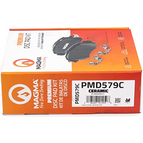 MAGMA Premium PMD579C Ceramic Brake Pads, Front