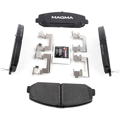 MAGMA Premium PMD1286C Ceramic Brake Pads, Front