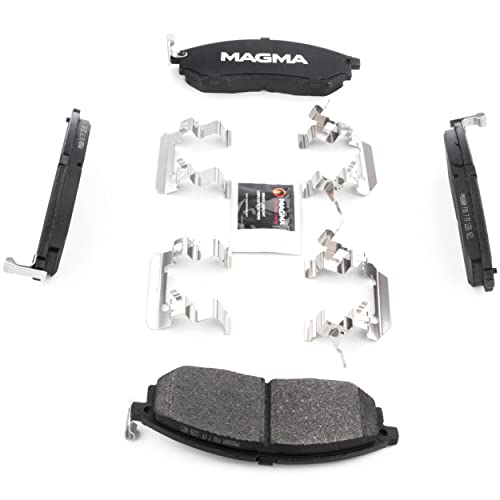 MAGMA Premium PMD888M Semi-Metallic Brake Pads, Front