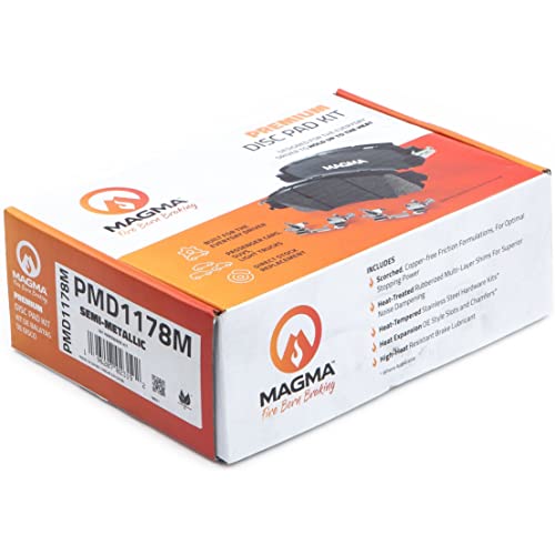 MAGMA Premium Semi-Metallic Brake Pads PMD1178M