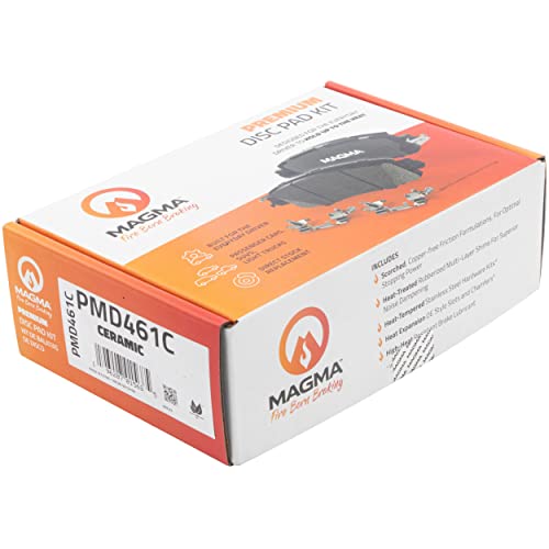 MAGMA Premium PMD461C Ceramic Brake Pads, Rear
