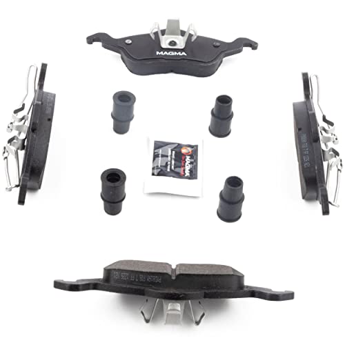 MAGMA Premium PMD816M Semi-Metallic Brake Pads, Front