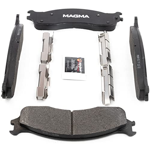 MAGMA Premium PMD965M Semi-Metallic Brake Pads, Front