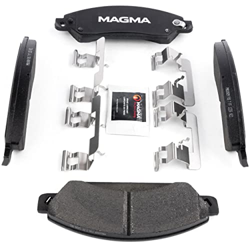 MAGMA Premium PMD1092M Semi-Metallic Brake Pads, Front