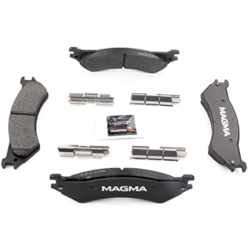 MAGMA Premium PMD802M Semi-Metallic Brake Pads, Rear