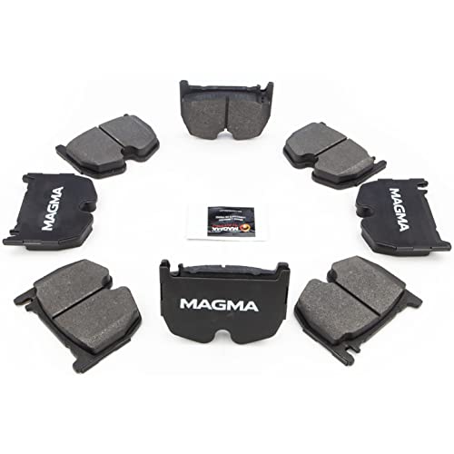 MAGMA Premium PMD983M Semi-Metallic Brake Pads, Front