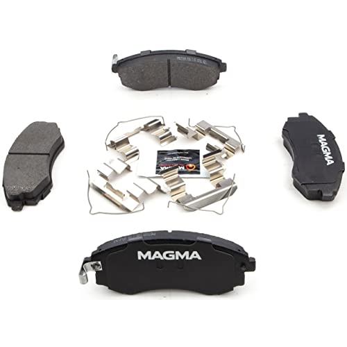 MAGMA Premium PMD700M Semi-Metallic Brake Pads, Front