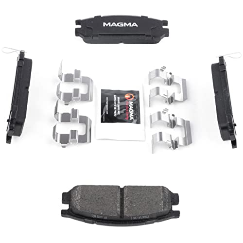 MAGMA Premium PMD471M Semi-Metallic Brake Pads, Rear