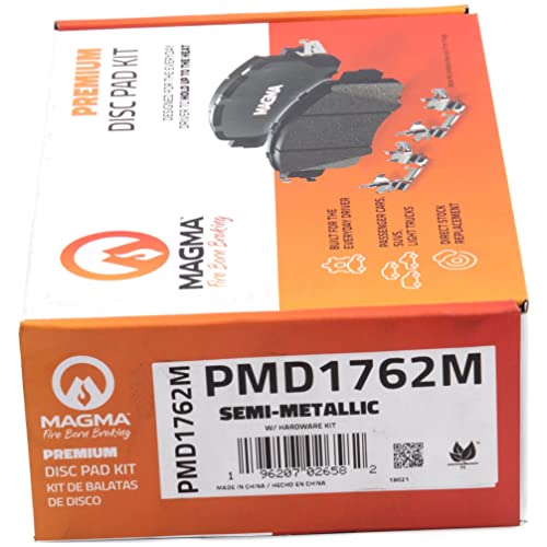 MAGMA Premium Semi-Metallic Brake Pads PMD1762M