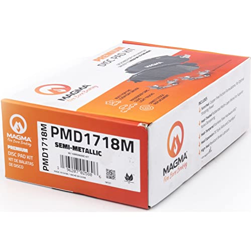 MAGMA Premium Semi-Metallic Brake Pads PMD1718M