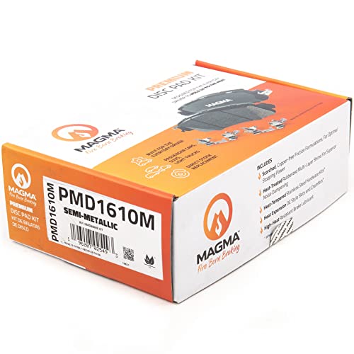 MAGMA Premium Semi-Metallic Brake Pads PMD1610M