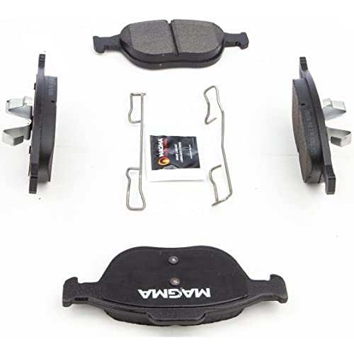 MAGMA Premium PMD970M Semi-Metallic Brake Pads, Front
