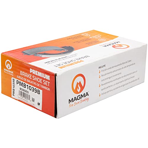 MAGMA Premium PMB1039B Bonded Shoes, Rear