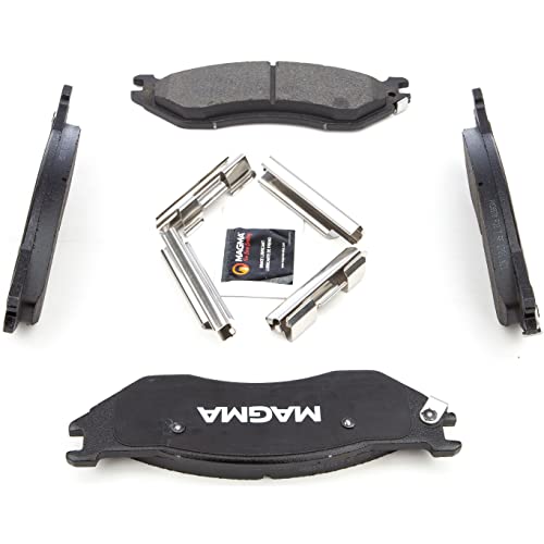 MAGMA Premium PMD897M Semi-Metallic Brake Pads, Front