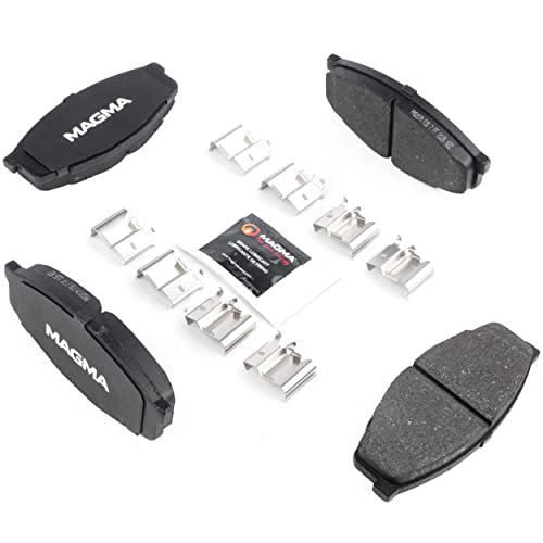 MAGMA Premium PMD207M Semi-Metallic Brake Pads, Front