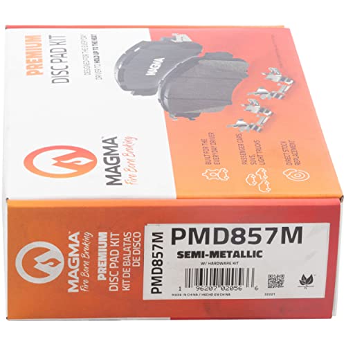 MAGMA Premium Semi-Metallic Brake Pads PMD857M