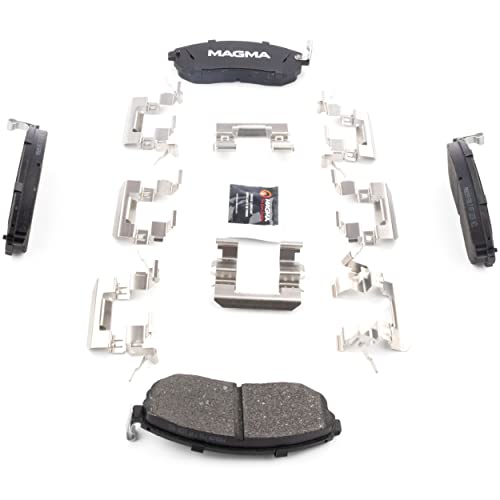 MAGMA Premium PMD815M Semi-Metallic Brake Pads, Front