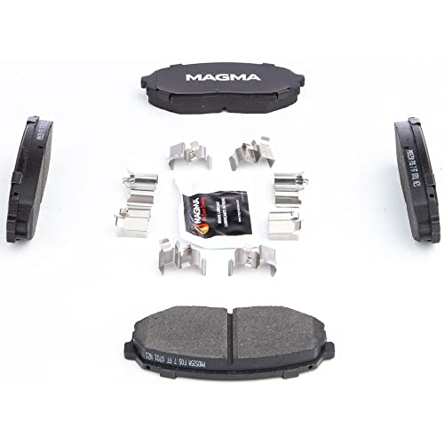 MAGMA Premium PMD525M Semi-Metallic Brake Pads, Front