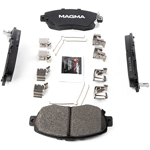 MAGMA Premium PMD619M Semi-Metallic Brake Pads, Front