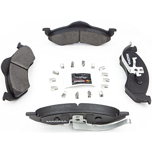 MAGMA Premium PMD746M Semi-Metallic Brake Pads, Front