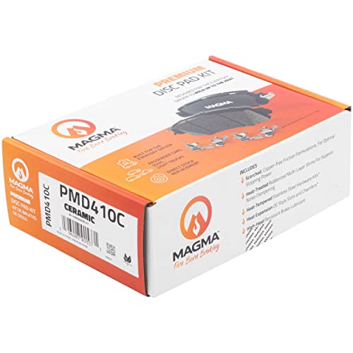 MAGMA Premium PMD410C Ceramic Brake Pads, Front