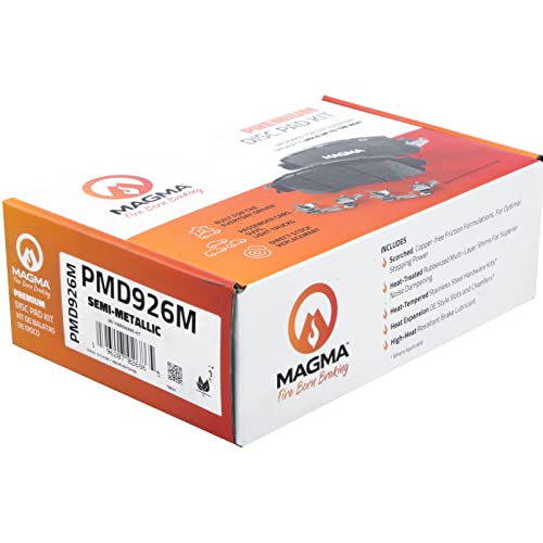 MAGMA Premium Semi-Metallic Brake Pads PMD926M