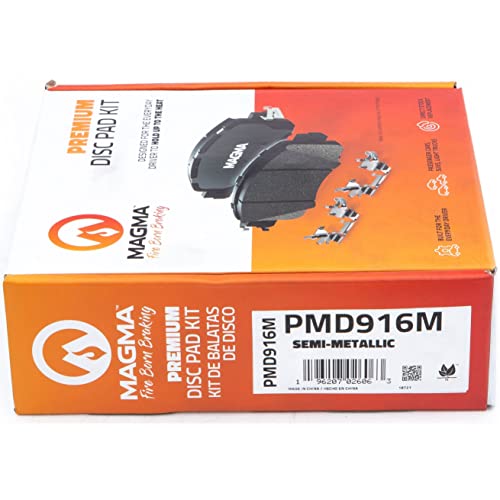 MAGMA Premium Semi-Metallic Brake Pads PMD916M