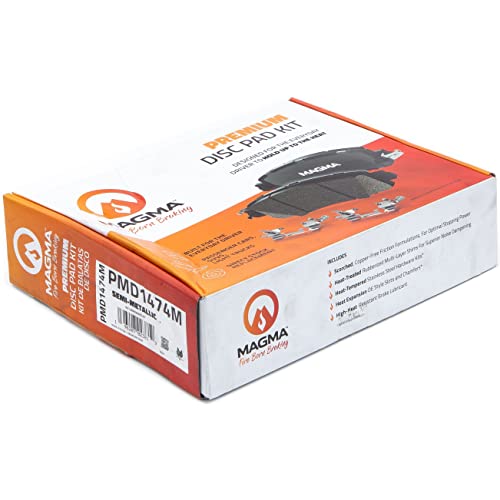 MAGMA Premium Semi-Metallic Brake Pads PMD1474M