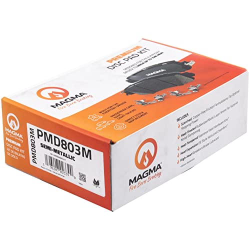 MAGMA Premium Semi-Metallic Brake Pads PMD803M