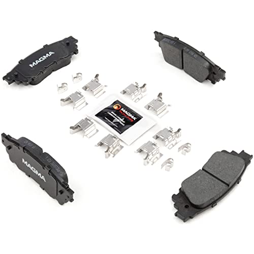 MAGMA Premium PMD1805C Ceramic Brake Pads, Rear
