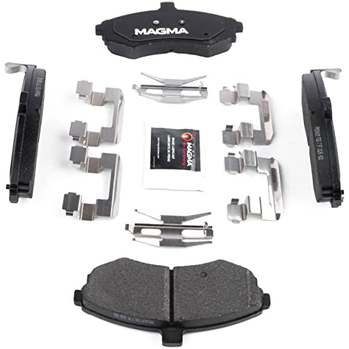 MAGMA Premium PMD941M Semi-Metallic Brake Pads, Front