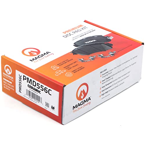 MAGMA Premium PMD556C Ceramic Brake Pads, Front