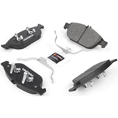 MAGMA Premium PMD1652M Semi-Metallic Brake Pads, Front