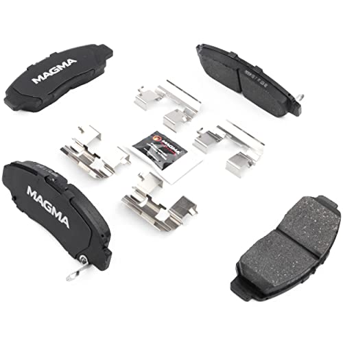 MAGMA Premium PMD959M Semi-Metallic Brake Pads, Front