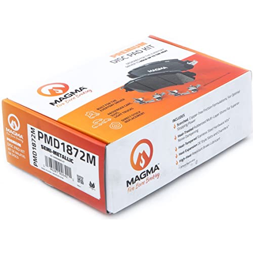 MAGMA Premium Semi-Metallic Brake Pads PMD1872M