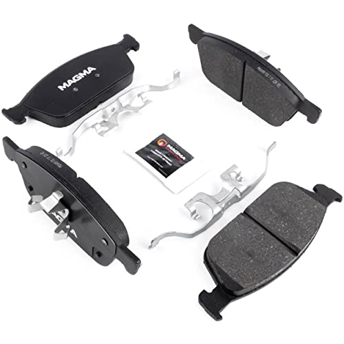 MAGMA Premium PMD1645M Semi-Metallic Brake Pads, Front