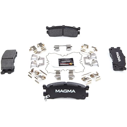 MAGMA Premium PMD553C Ceramic Brake Pads, Rear