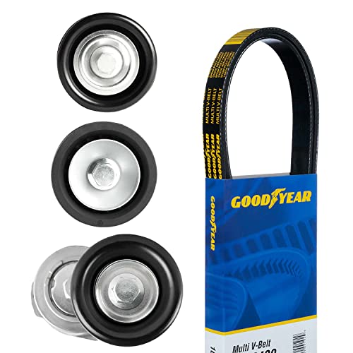 Goodyear Replacement Belts and Hoses 3298 Serpentine Belt Drive Component Kit, Gray
