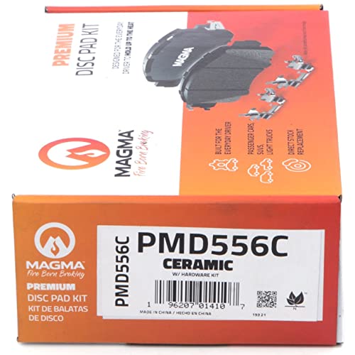 MAGMA Premium PMD556C Ceramic Brake Pads, Front