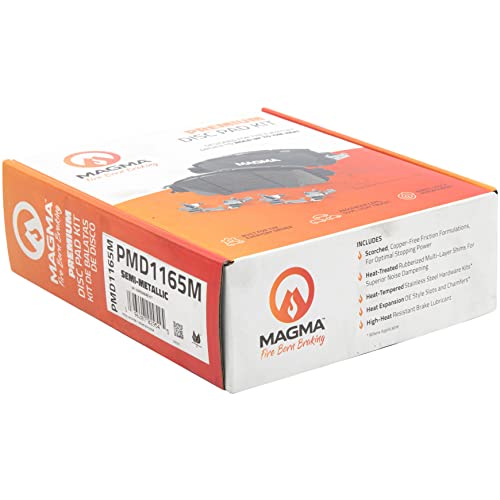 MAGMA Premium Semi-Metallic Brake Pads PMD1165M