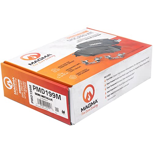 MAGMA Premium Semi-Metallic Brake Pads PMD199M